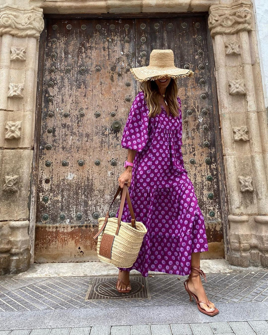 Berta - Vestido Largo Bohemio