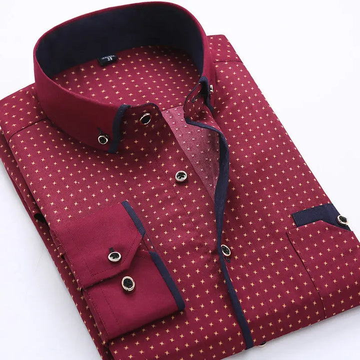 Jayson - Casual Manga Larga Camisa