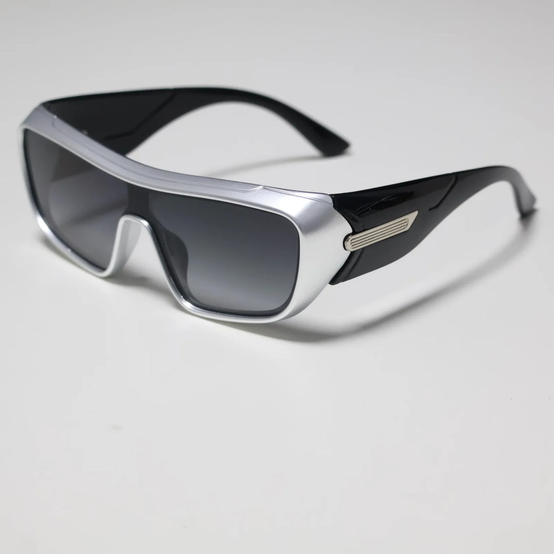 ShieldNova - Gafas De Sol Con Montura Tipo Escudo y Diseño Elegante