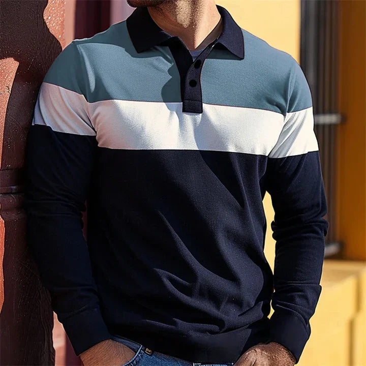 Chousein - Polo Informal De Manga Larga