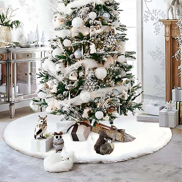 FestiveFleece - Alfombras Para el árbol De Navidad