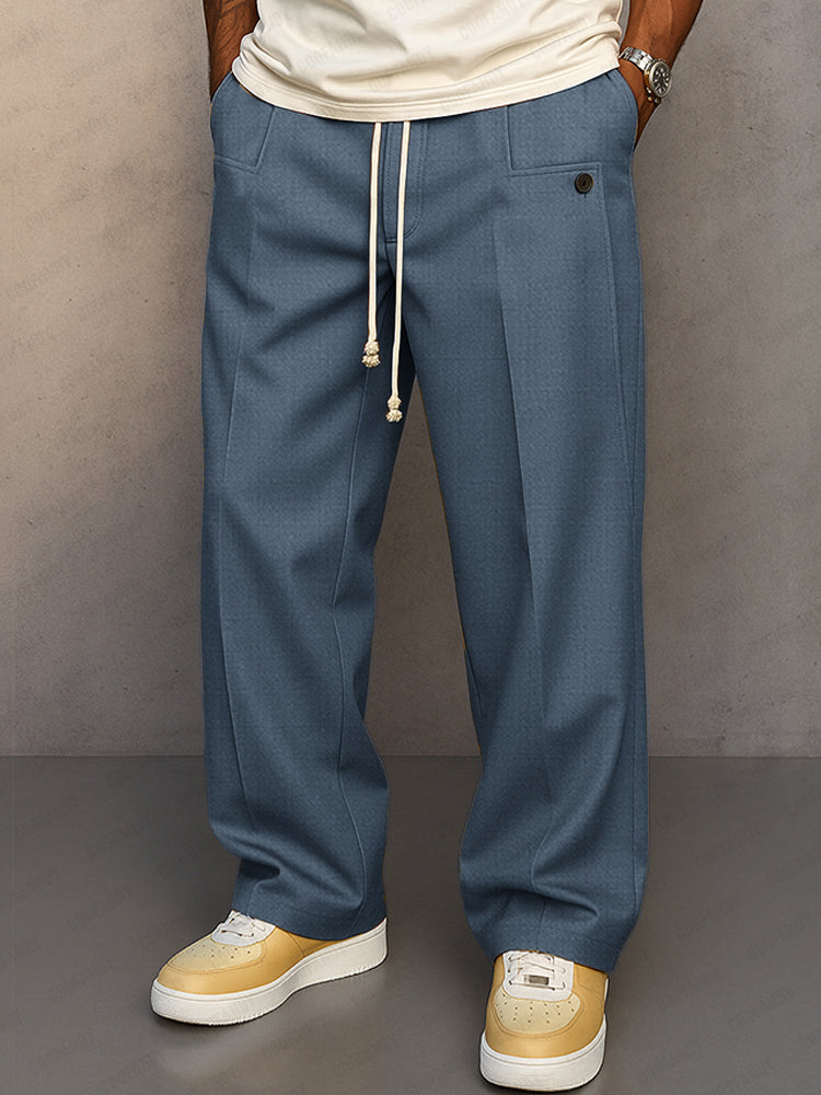 Fabien - Elegantes Pantalones Rectos Holgados