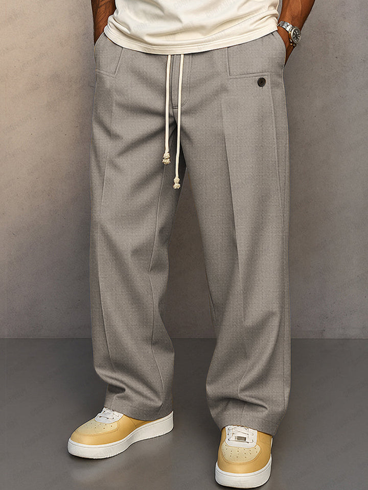 Fabien - Elegantes Pantalones Rectos Holgados