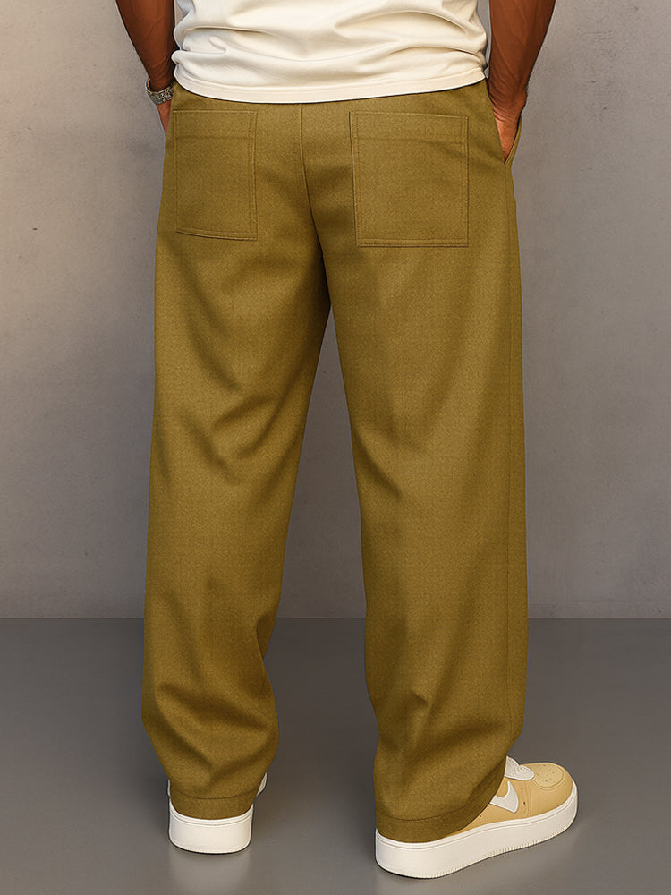 Fabien - Elegantes Pantalones Rectos Holgados