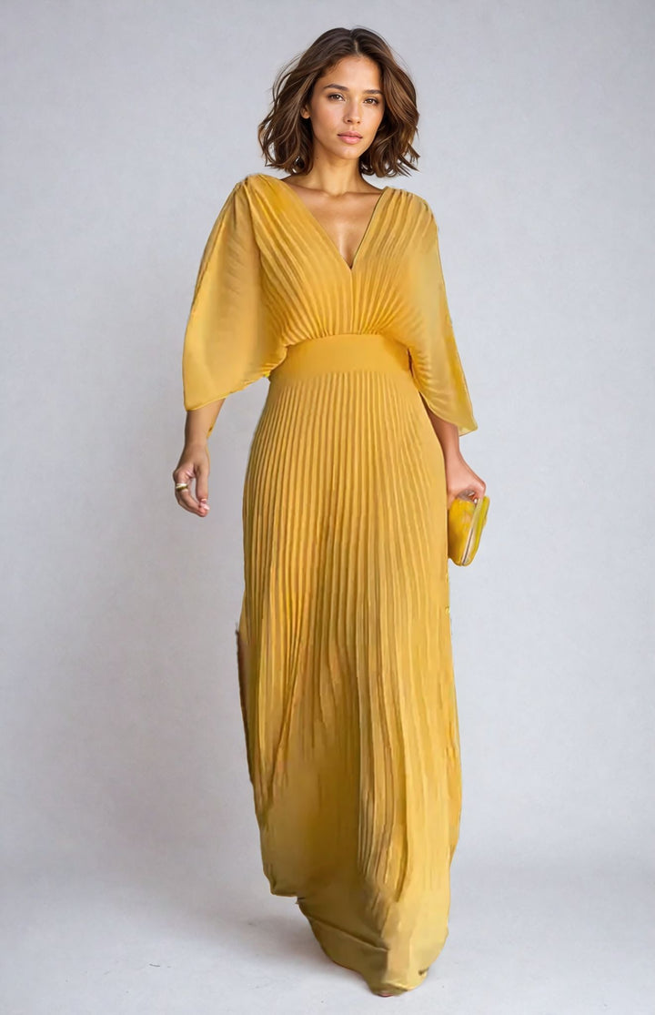 Greetje - Elegante Vestido Plisado