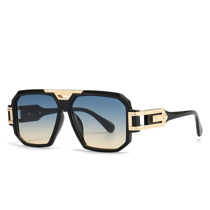 Lunavex - Gafas De Sol Con Montura Cuadrada Llamativa Y Degradado