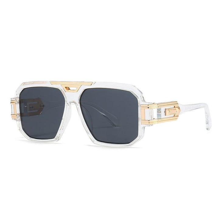 Lunavex - Gafas De Sol Con Montura Cuadrada Llamativa Y Degradado