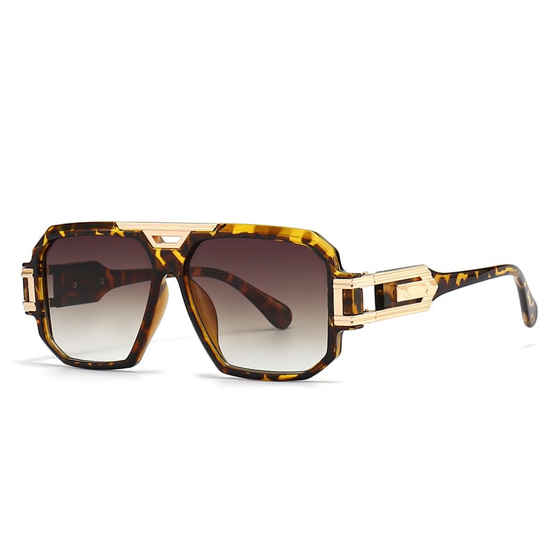 Lunavex - Gafas De Sol Con Montura Cuadrada Llamativa Y Degradado