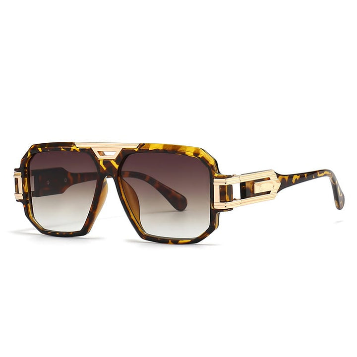 Lunavex - Gafas De Sol Con Montura Cuadrada Llamativa Y Degradado