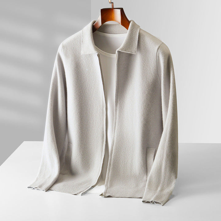 Keelon - Elegante Jersey De Lana Con Cremallera