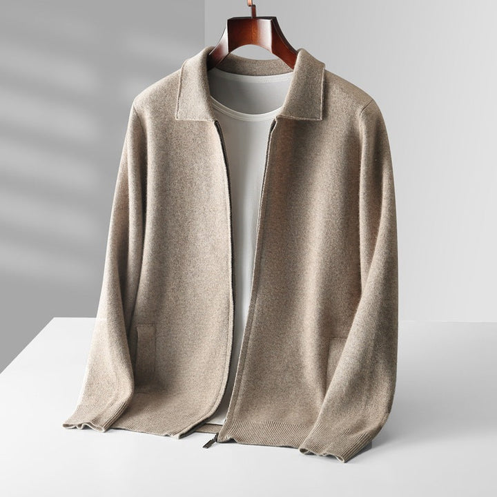 Keelon - Elegante Jersey De Lana Con Cremallera