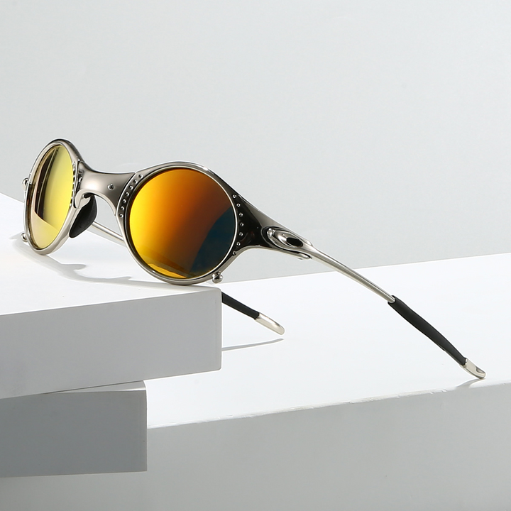 AeroShine - Gafas De Sol Con Cristales Redondos