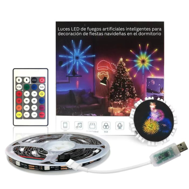 SparkGlobe - Luces Led para Fuegos Artificiales