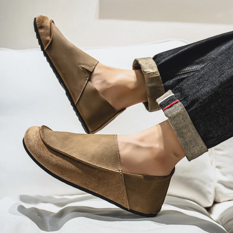 Hersch - Zapatos Cómodos De Cuero