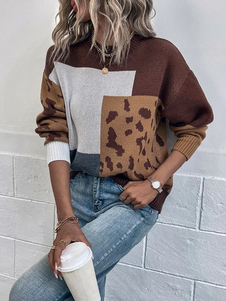 Katren - Jersey De Punto Con Estampado De Leopardo