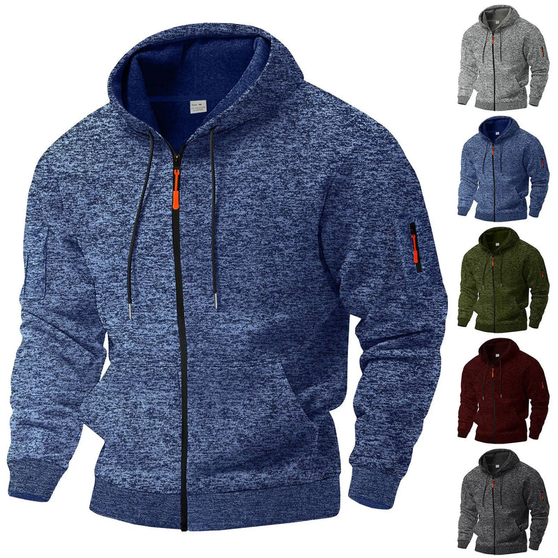 Kajetan - Cómoda Chaqueta Con Cremallera y Bolsillos