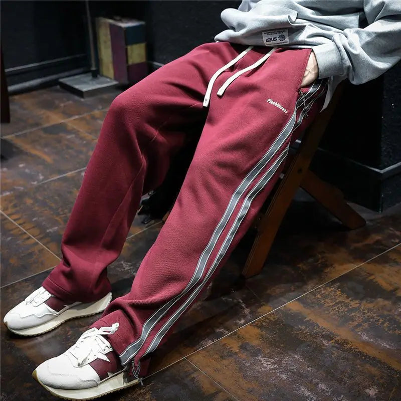 Krause - Pantalones Anchos Con Rayas Laterales