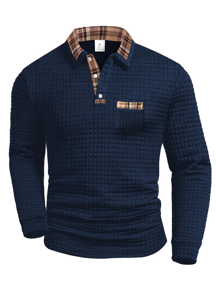 Dvarko - Polo Informal Con Estampado De Cuadros
