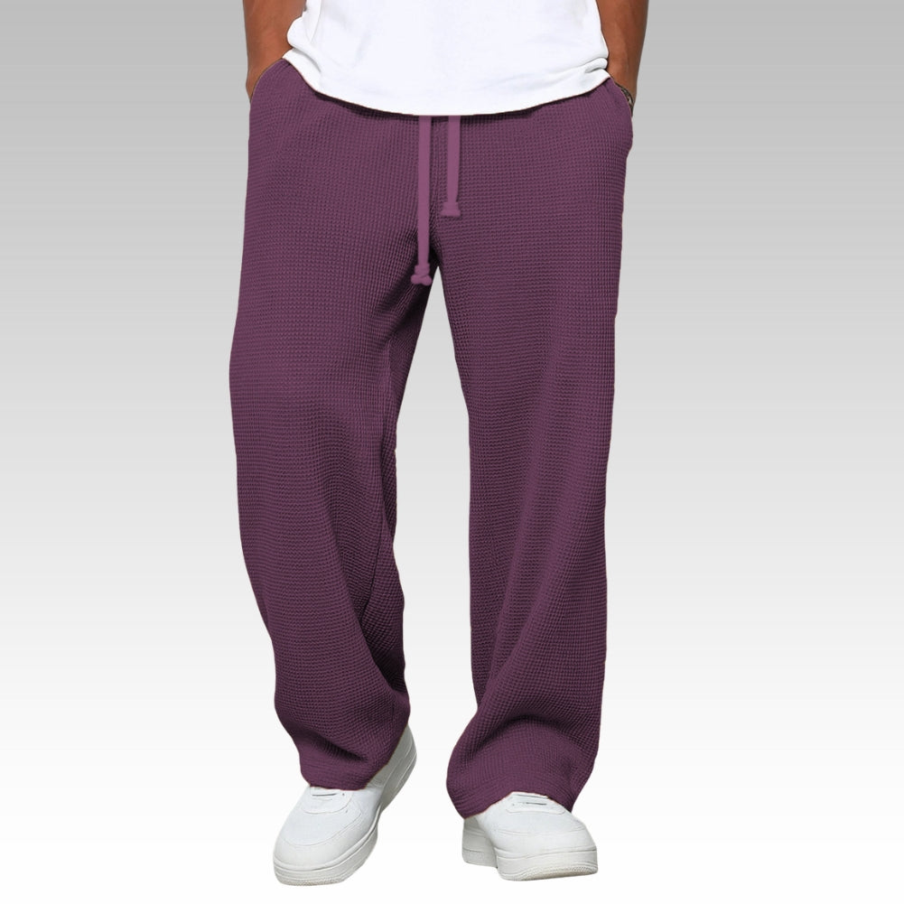 Androw - Pantalón Cómodo De Pierna Ancha