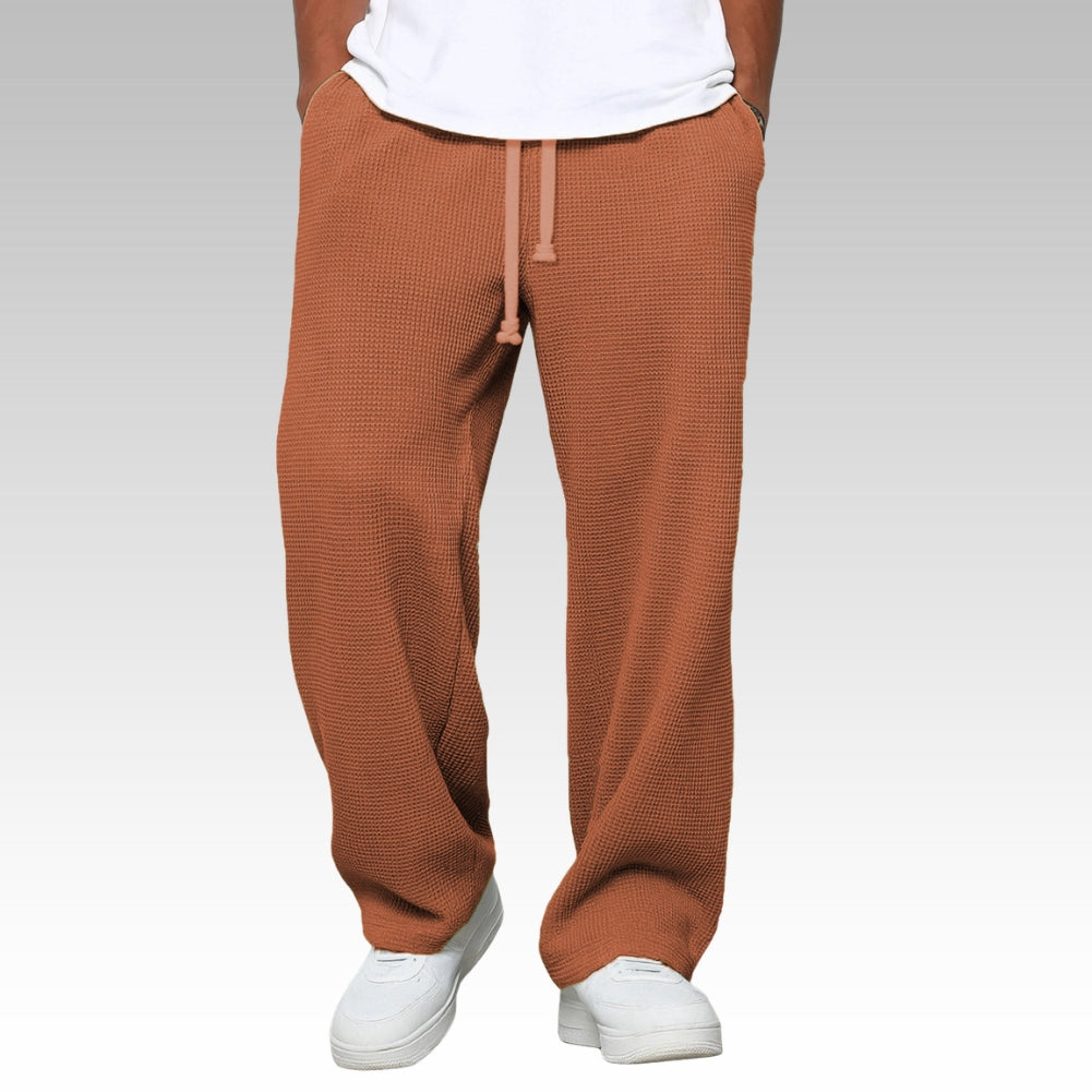 Androw - Pantalón Cómodo De Pierna Ancha