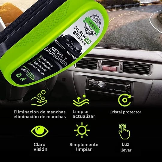 ClearShield - Potente Aceite Película Limpiaparabrisas Película
