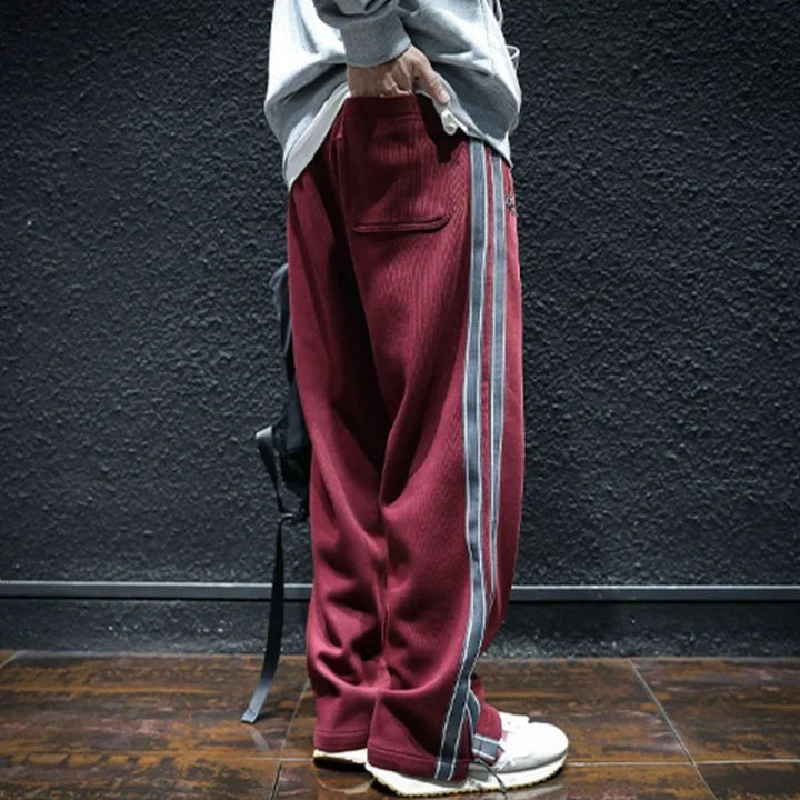 Krause - Pantalones Anchos Con Rayas Laterales
