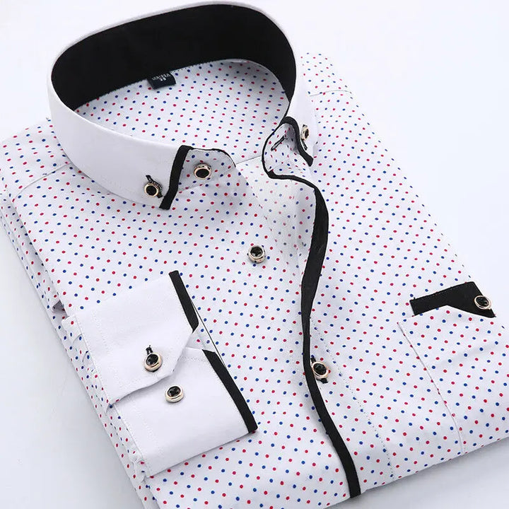 Jayson - Casual Manga Larga Camisa