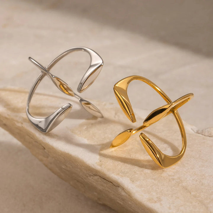 Gerti  - Anillo de Plata de ley Cuatro Puntos