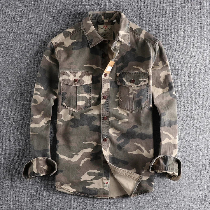 Firat - Camisa De Manga Larga Con Botones
