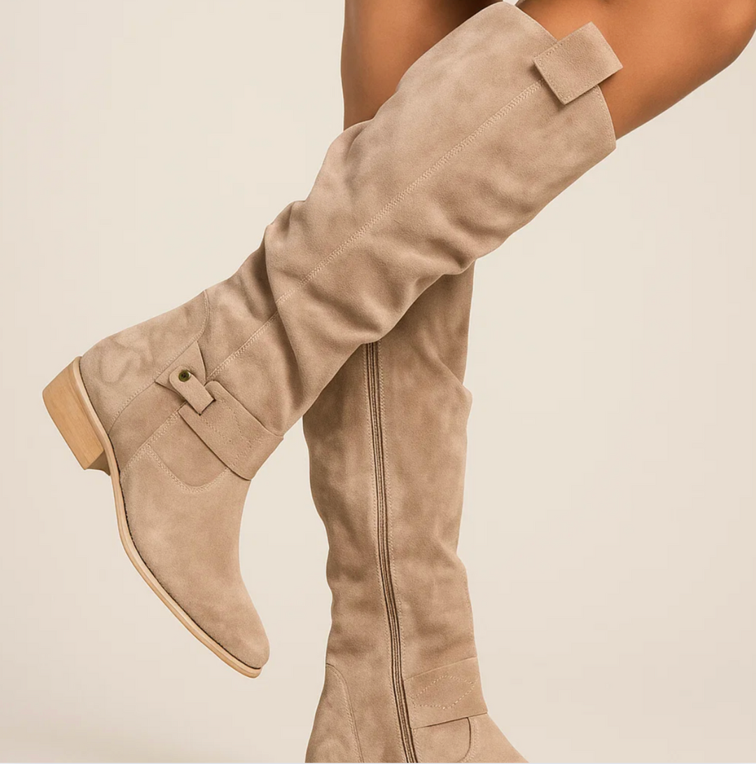 Dani - Botas Elegantes De Ante