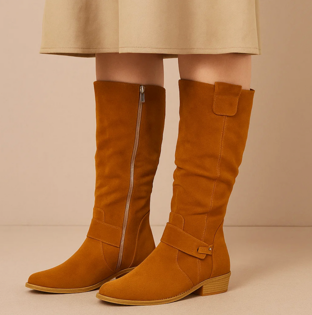 Dani - Botas Elegantes De Ante