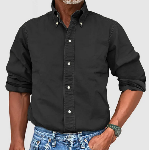 Ewan - Camisa Informal De Manga Larga Con Botones