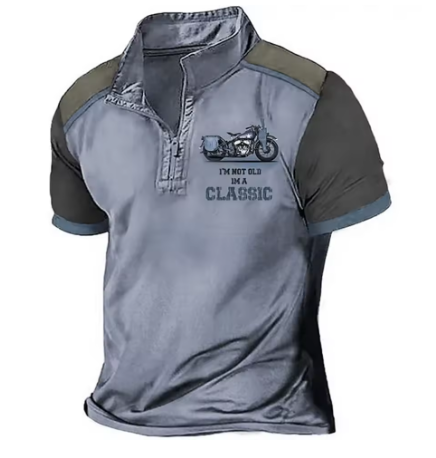 Kritsada - Polo Elegante Con Media Cremallera Camisa