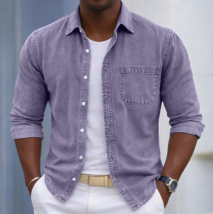 Kaick - Camisa De Manga Larga Con Botones