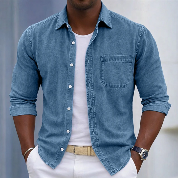 Kaick - Camisa De Manga Larga Con Botones