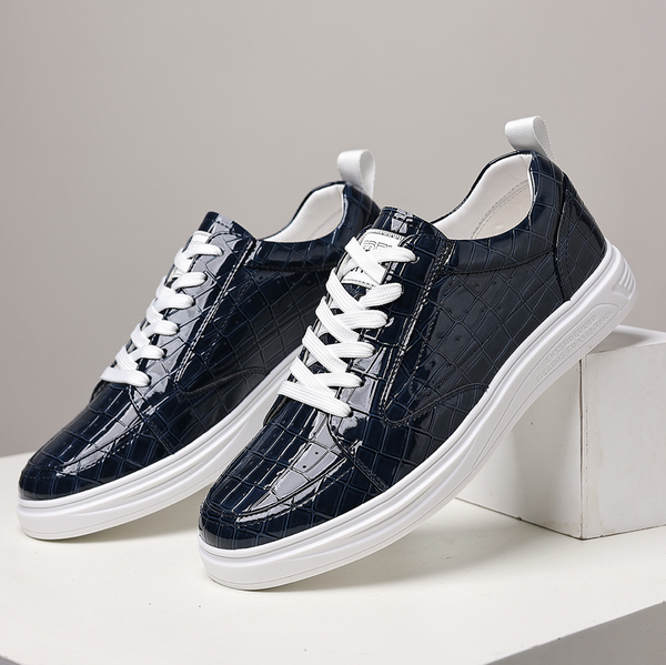 Deion - Zapatillas Deportivas De Cuero Con Cordones