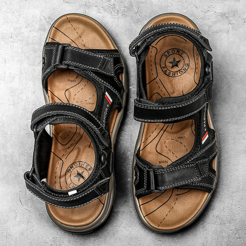 Breon - Sandalias Elegantes De Cuero