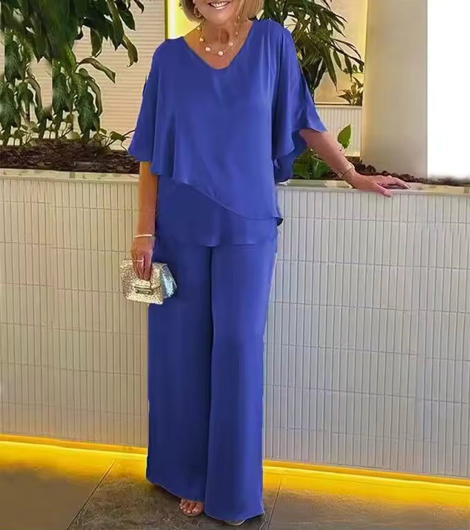 Lurena - Conjunto De Dos Piezas Con Un Toque Elegante