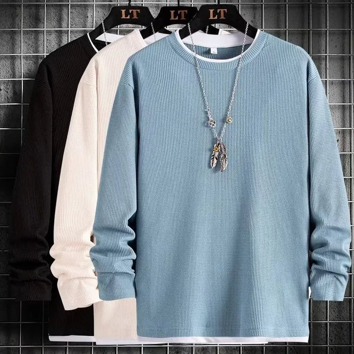Loran - Sudadera Informal Holgada de Manga Larga