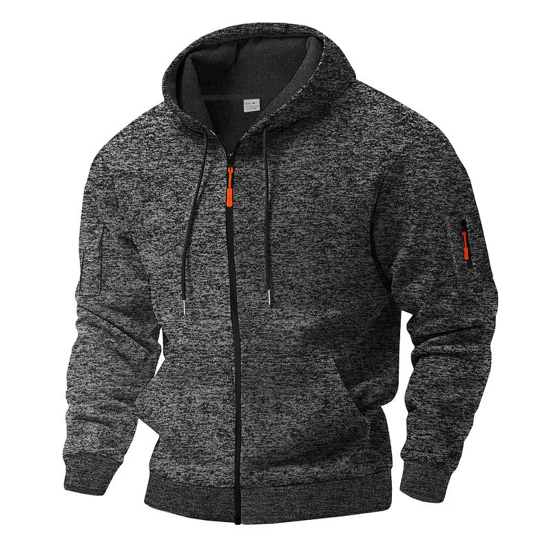 Kajetan - Cómoda Chaqueta Con Cremallera y Bolsillos