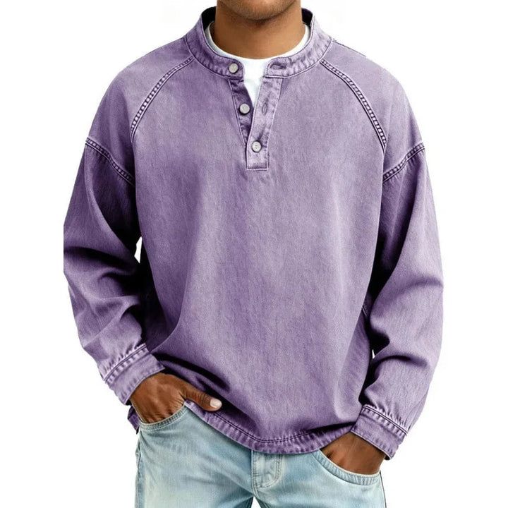 Stuart - Camisa Vintage Con Botones