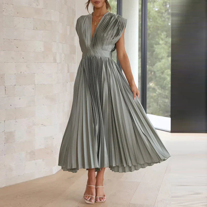 Gonny - Vestido Sin Mangas Con Pliegues