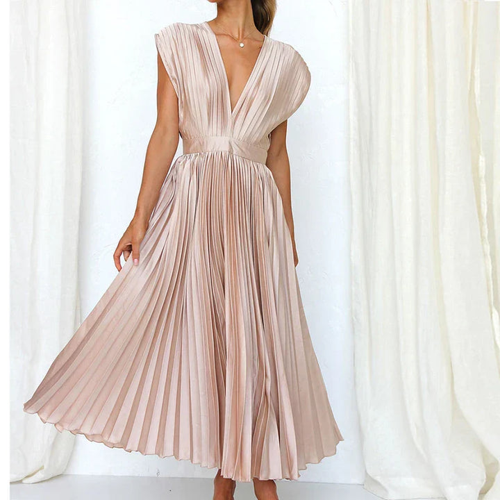 Gonny - Vestido Sin Mangas Con Pliegues