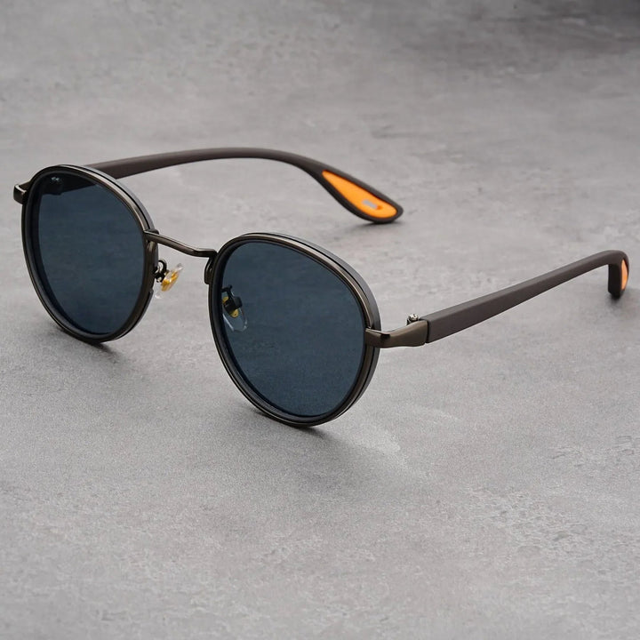 NoirGlow - Gafas de Sol Circulares Luxe Eclipse