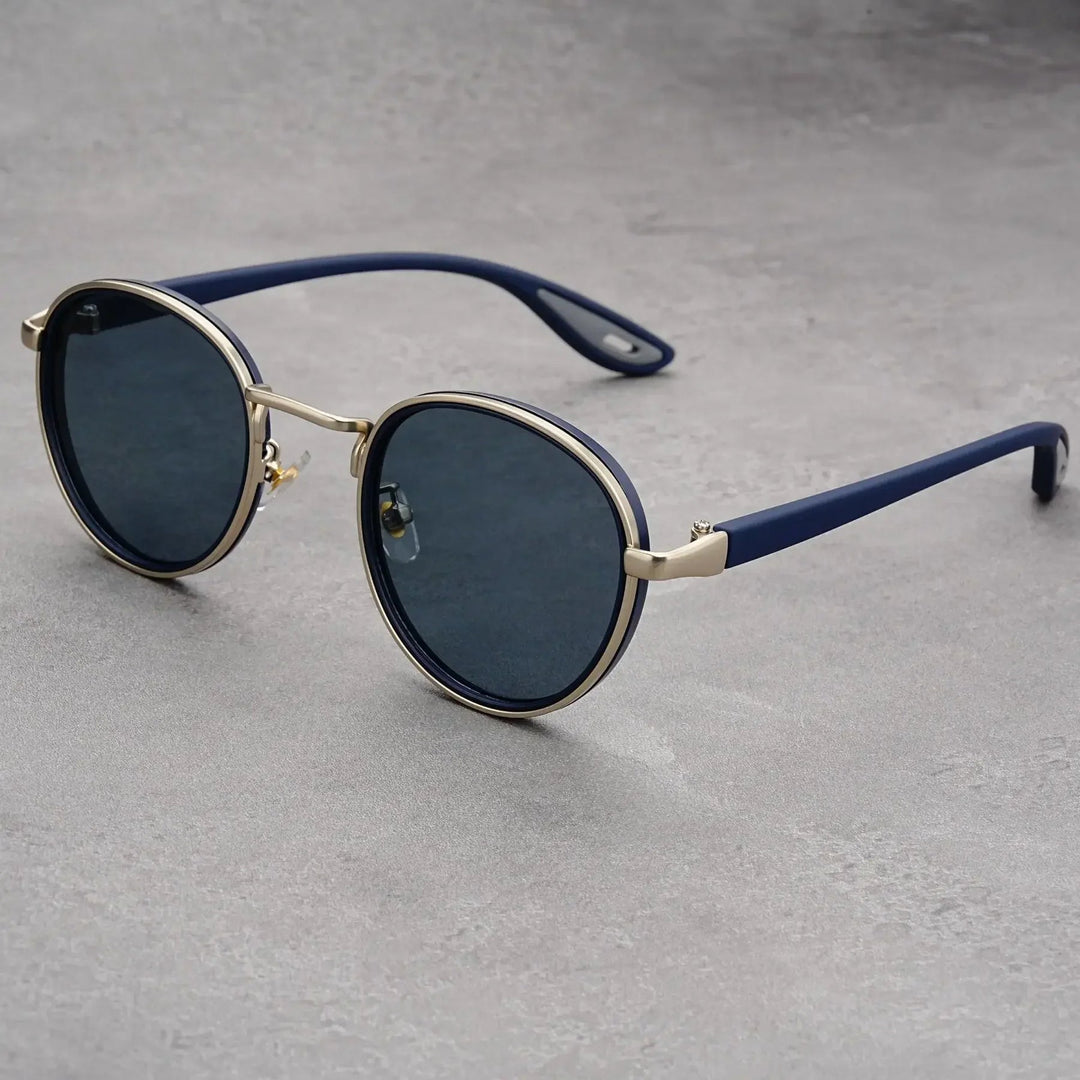 NoirGlow - Gafas de Sol Circulares Luxe Eclipse
