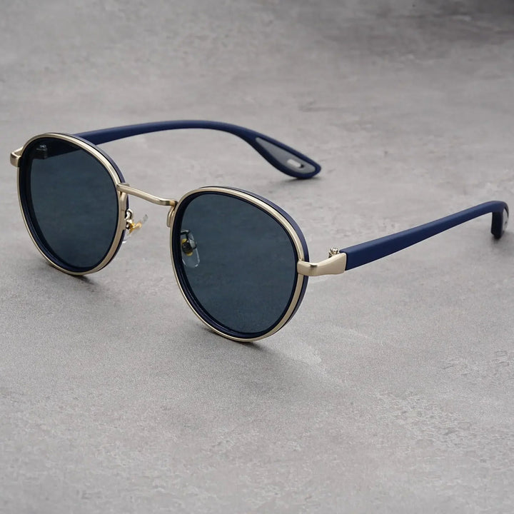 NoirGlow - Gafas de Sol Circulares Luxe Eclipse