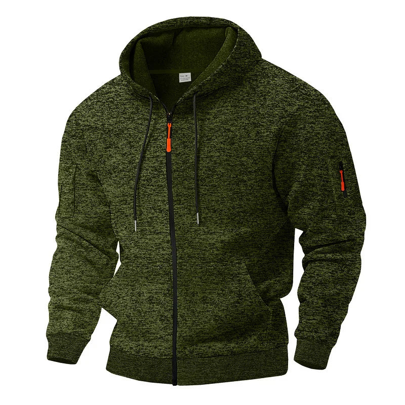 Kajetan - Cómoda Chaqueta Con Cremallera y Bolsillos
