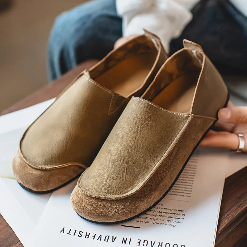 Hersch - Zapatos Cómodos De Cuero