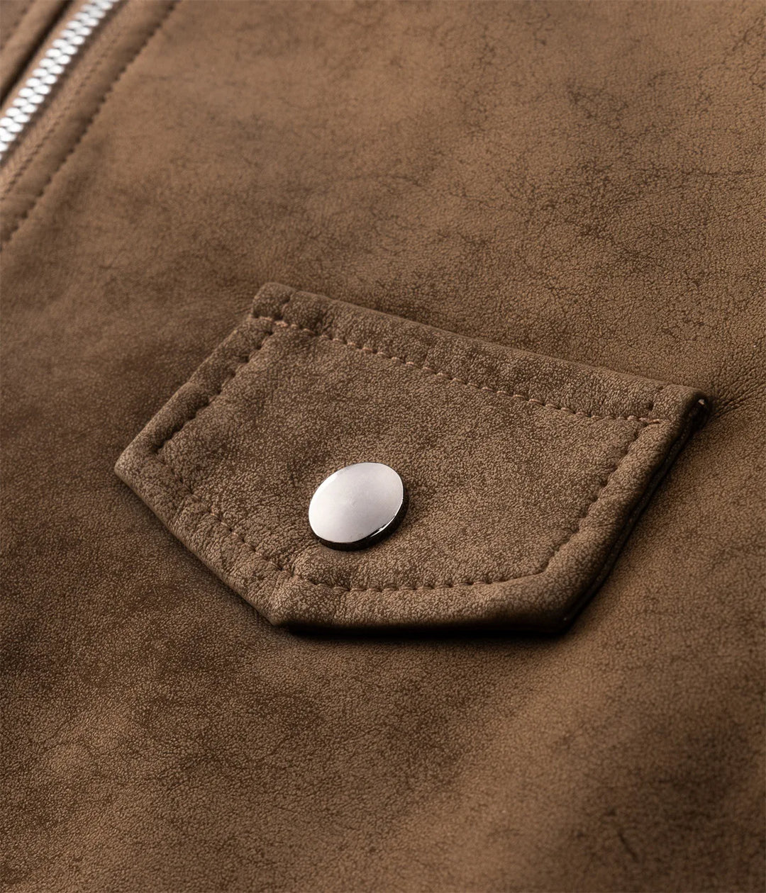 Theo – Chaqueta De Cuero Forrada De Lana