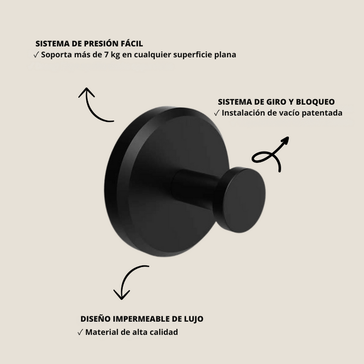 GripHook - Ganchos De Ventosa Sin Taladro | 2+2 Gratis